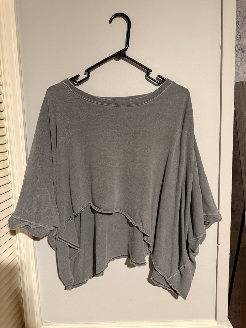 Free People We The Free Heather Gray Pullover Tee
